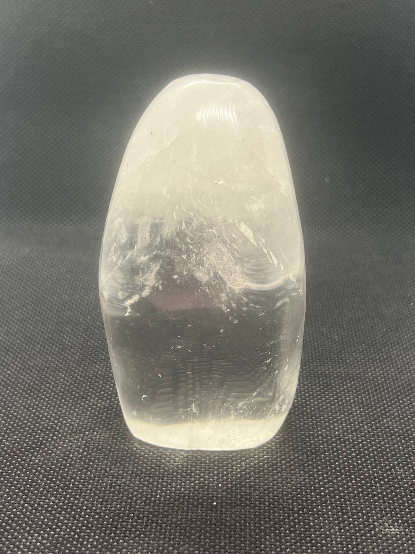 Clear Quartz Standing Palm