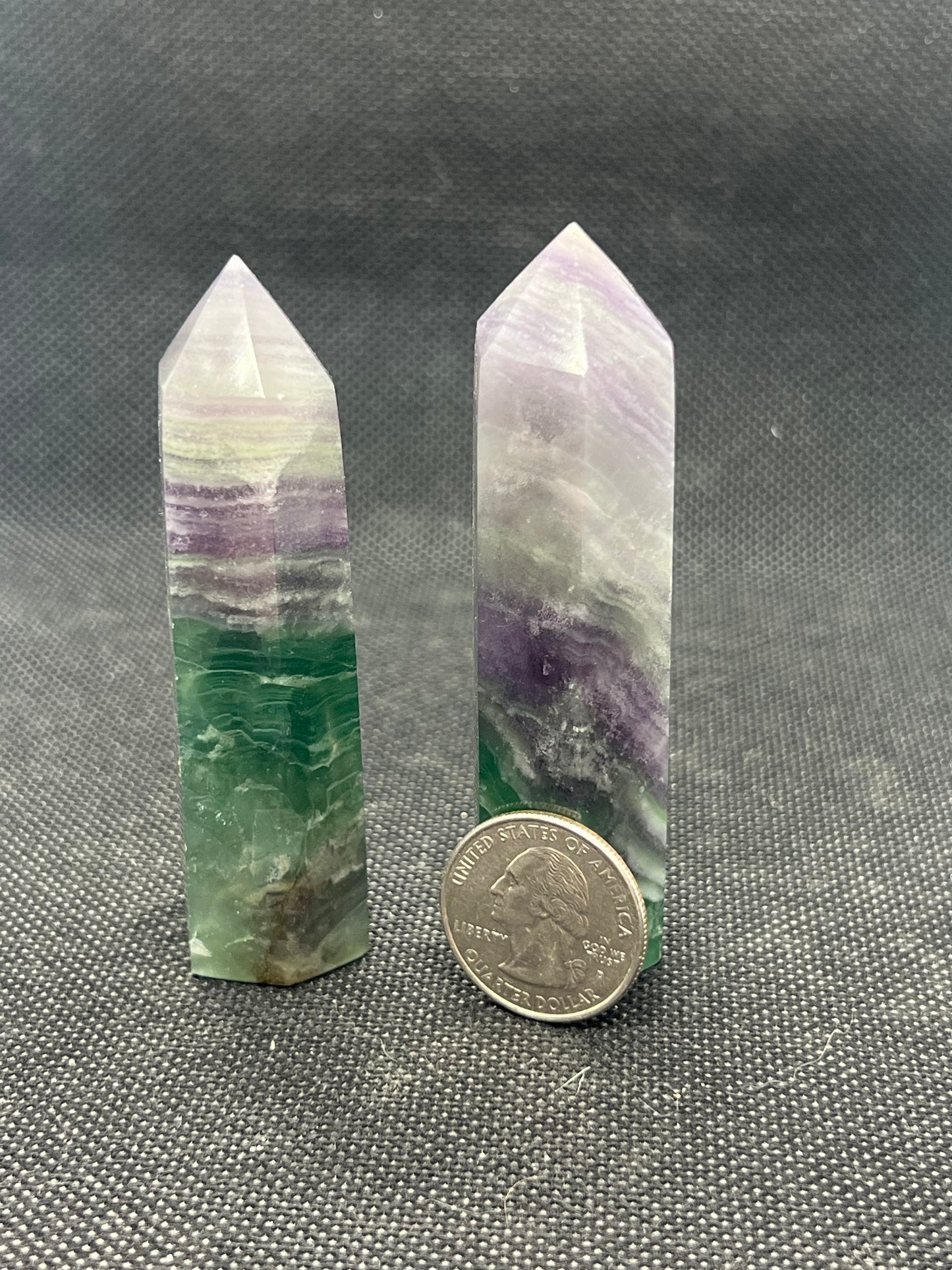 Rainbow Fluorite Tower Point