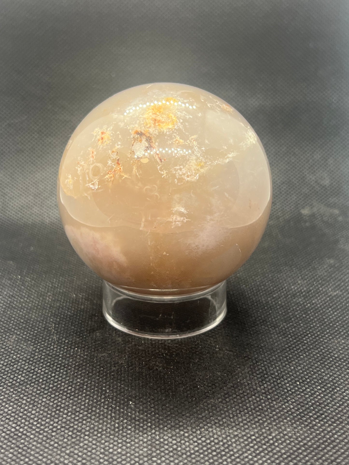 Flower Agate- Sakura Agate- Cherry Blossom Agate Sphere