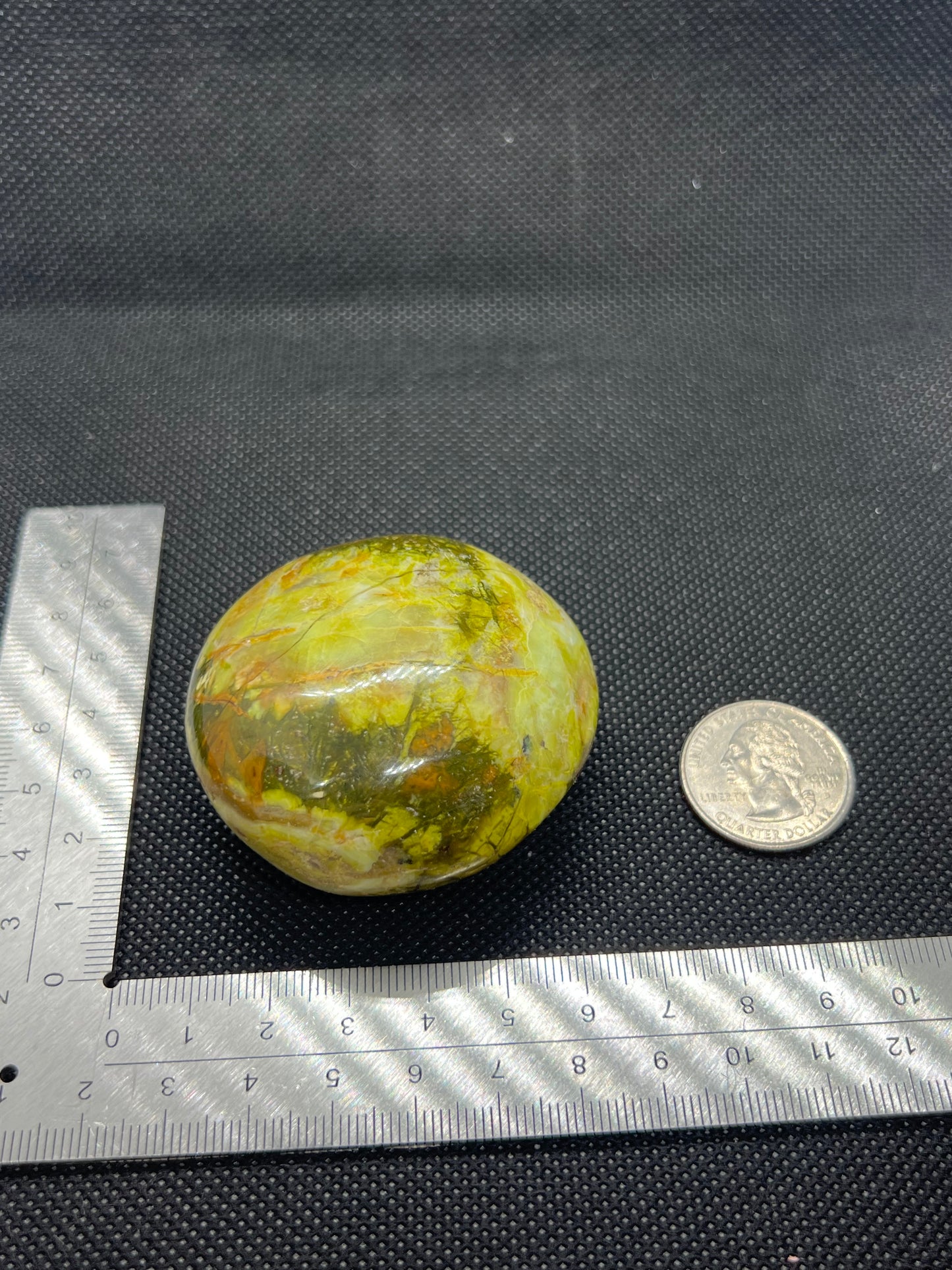 Green opal- palm stone-Med