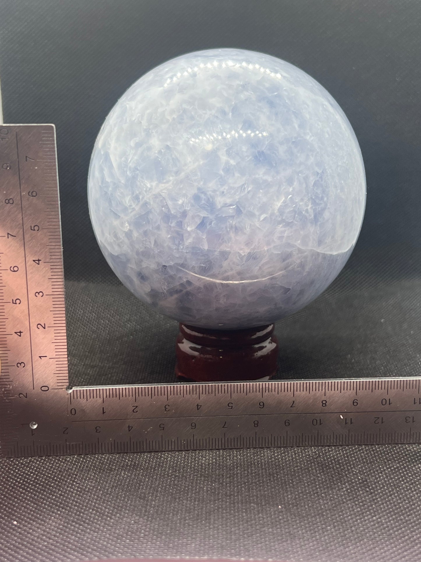 Large Blue Calcite Sphere