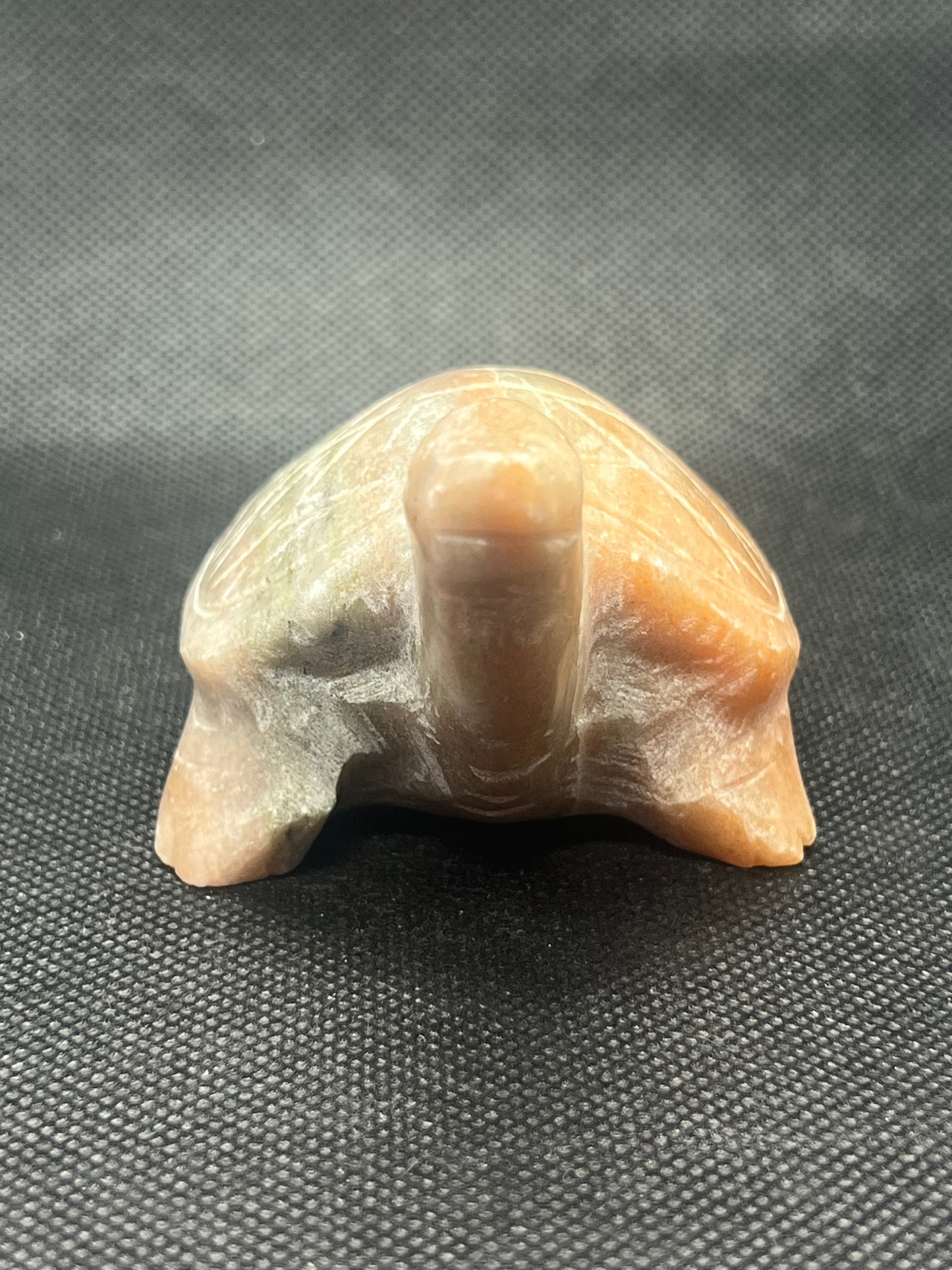 Peach Aventurine Turtle Carving